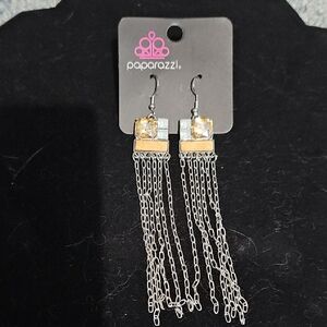 Paparazzi Gold and Silver Chain Earrings